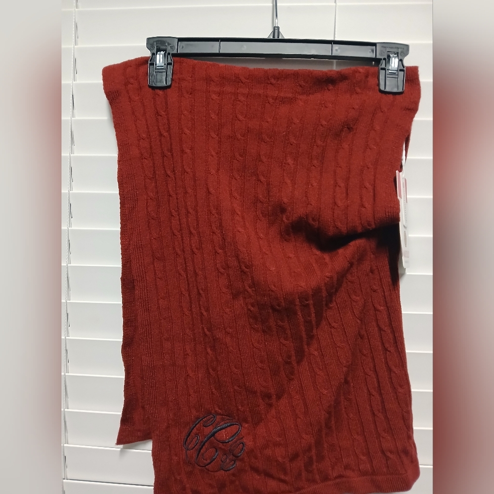 New Toodler poncho Rust Red Textured Top - Visible Tag